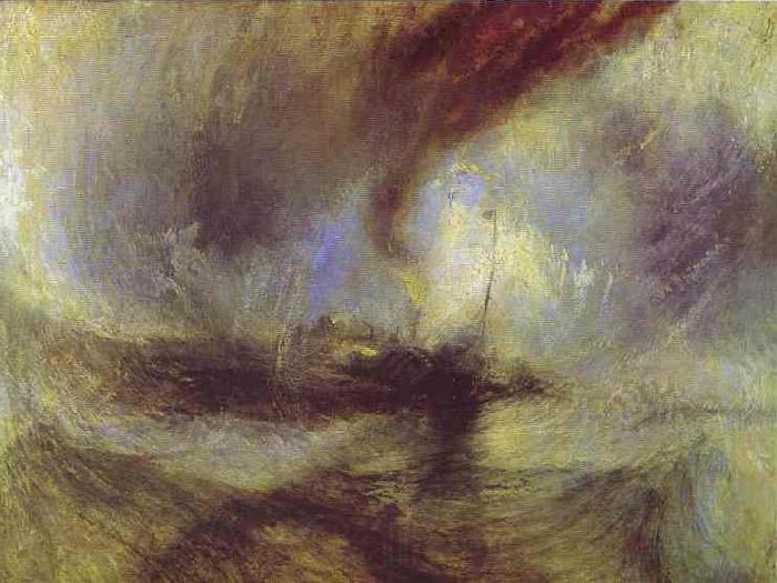 J.M.W. Turner Snow Storm - Steam-Boat off Harbour's Mouth